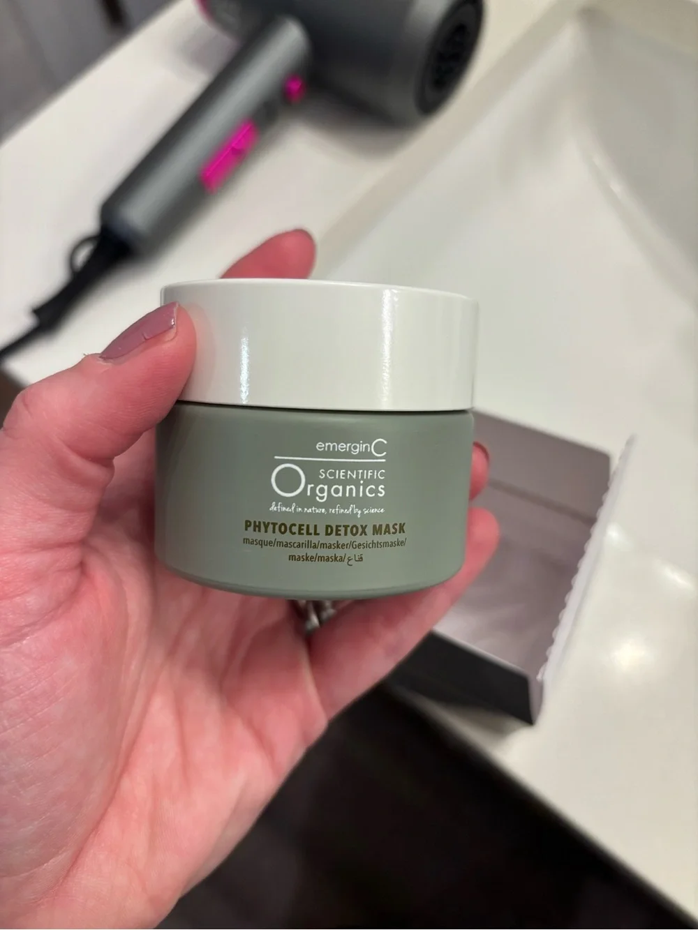 emerginC Scientific Organics Phytocell Detox Mask — Gray